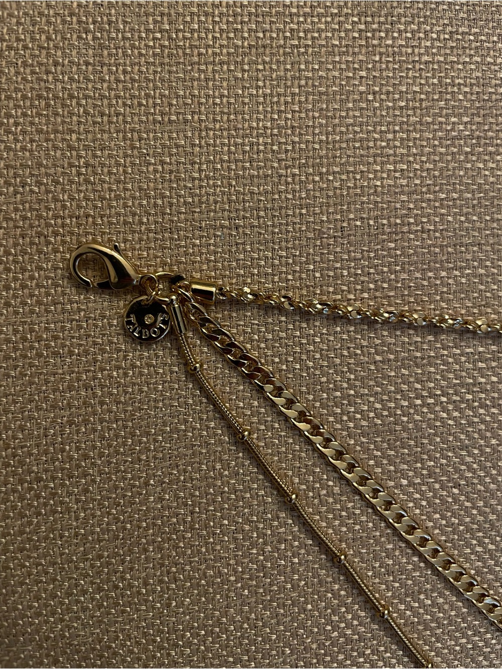 Talbots Gold Tone Necklace 19-22" - Picture 4 of 5